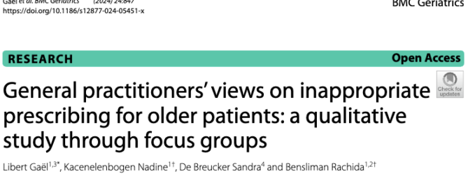 BMC geriatrics